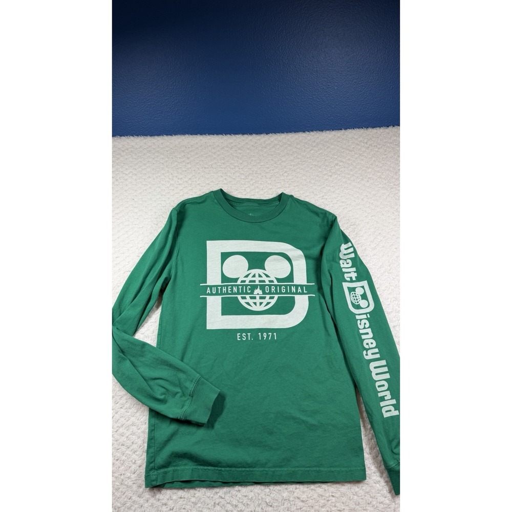 Disney Parks Walt Disney World Long Sleeve T-shirt Adult XSmall Green
